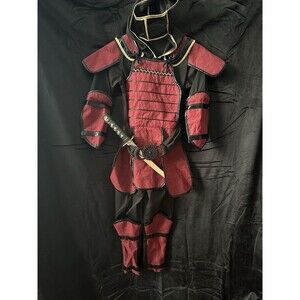 Teetot & Co Kids Delux Ninja Knight Halloween Costume W/ Built In Mask Sz 7/8